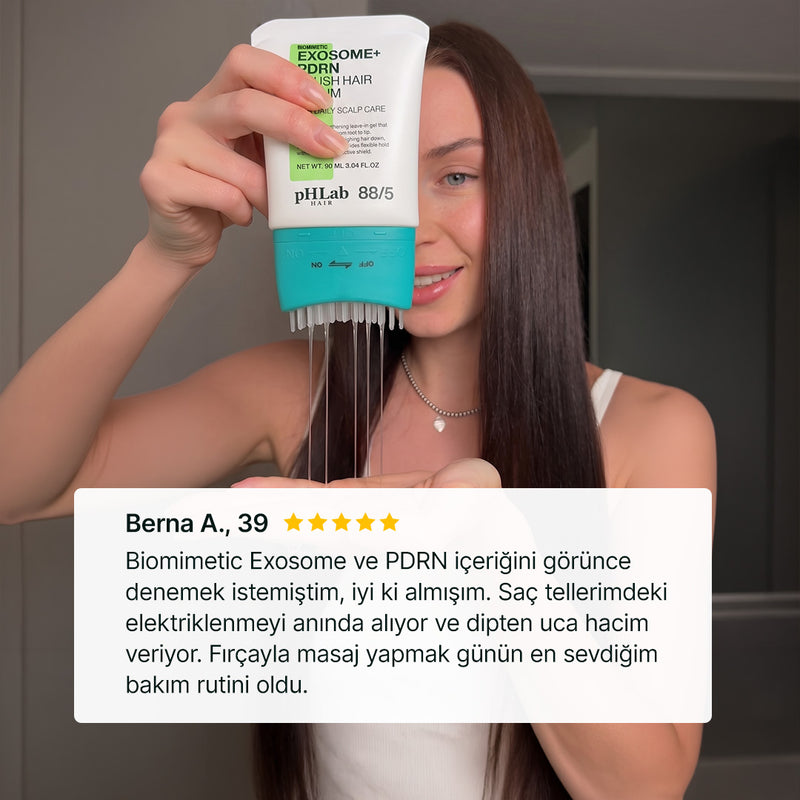 Biomimetic Exosome & PDRN Brush Hair Serum - 10