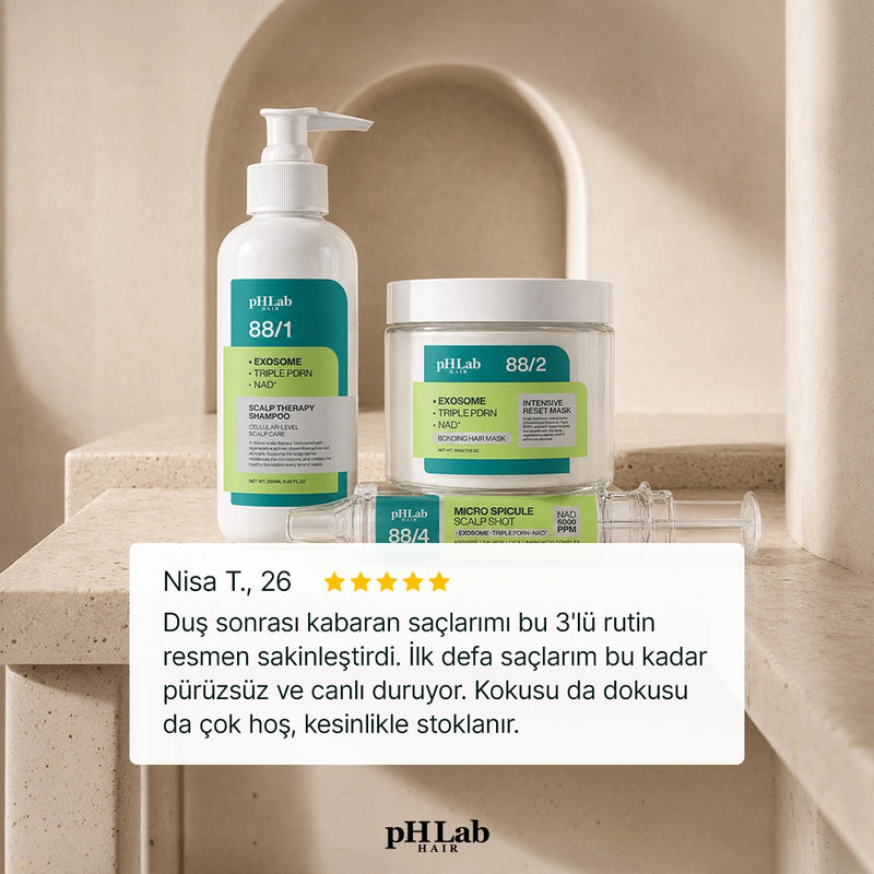 Exosome, NAD+ & Triple PDRN Hair & Scalp Therapy Set