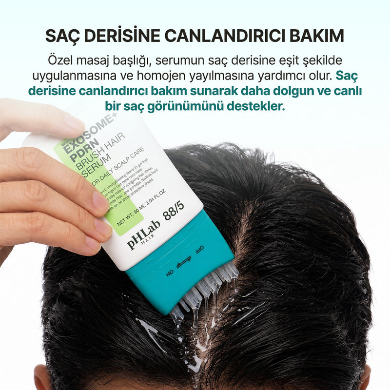 Biomimetic Exosome & PDRN Brush Hair Serum Men - 7