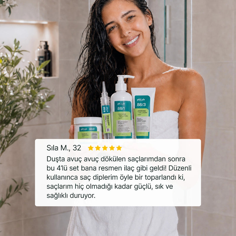 Exosome, NAD+ & Triple PDRN Hair & Scalp Therapy Seti