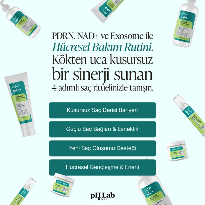 Exosome, NAD+ & Triple PDRN Hair & Scalp Therapy Seti