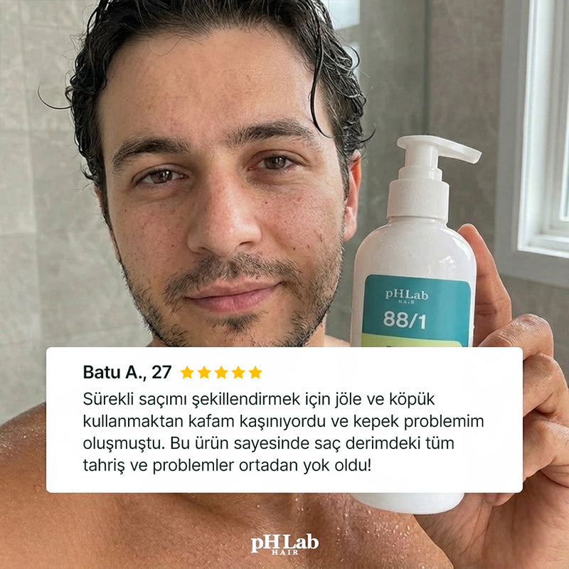 Exosome, NAD+ & Triple PDRN Hair & Scalp Care Şampuan Men