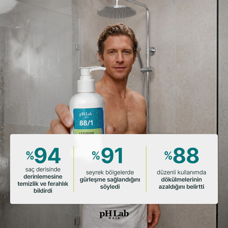 Exosome, NAD+ & Triple PDRN Hair & Scalp Care Şampuan Men