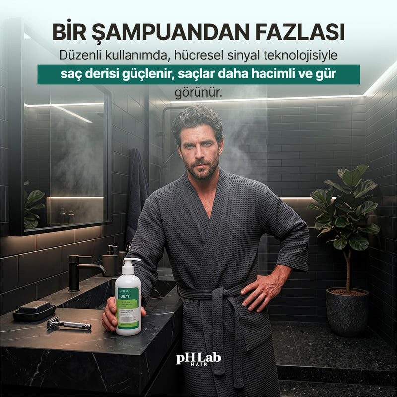 Exosome, NAD+ & Triple PDRN Hair & Scalp Care Şampuan Men