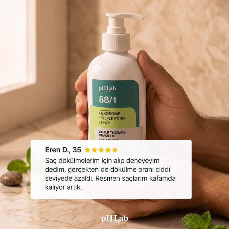 Biomimetic Exosome, NAD+ & Triple PDRN Hair & Scalp Care Şampuan Men
