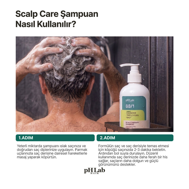 Biomimetic Exosome, NAD+ & Triple PDRN Hair & Scalp Care Şampuan Men
