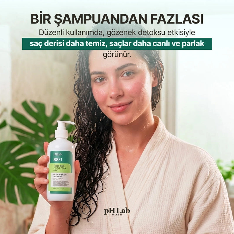 Exosome, NAD+ & Triple PDRN Hair & Scalp Care Şampuan